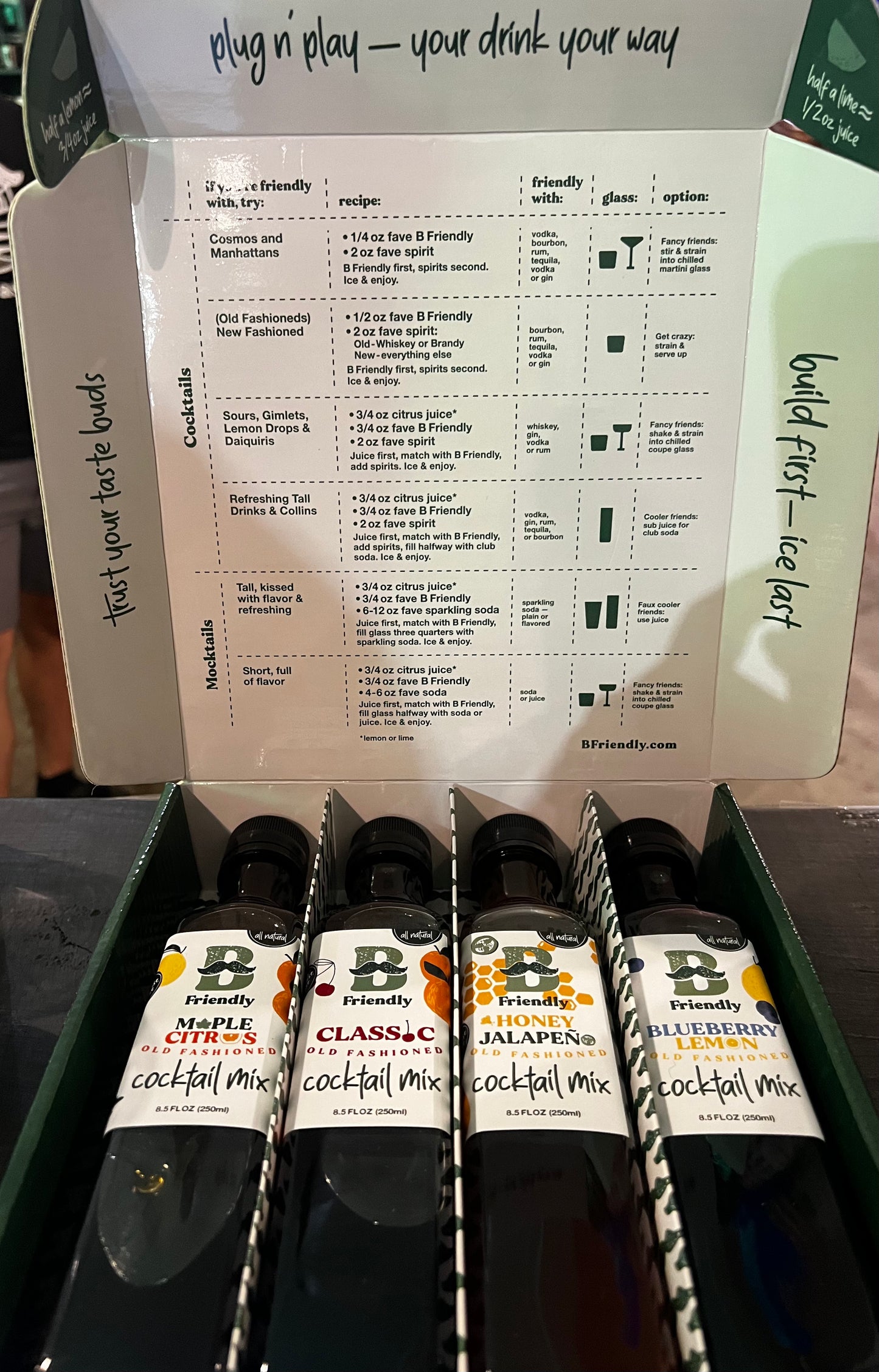 Entertainment Kit- Four Large Bottles