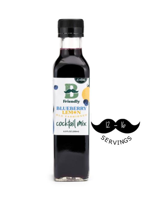 Blueberry Lemon Old Fashioned Mix 250ml Bottle