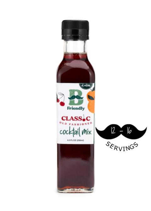 Classic Old Fashioned Cocktail and Mocktail Mixer 250ml Bottle