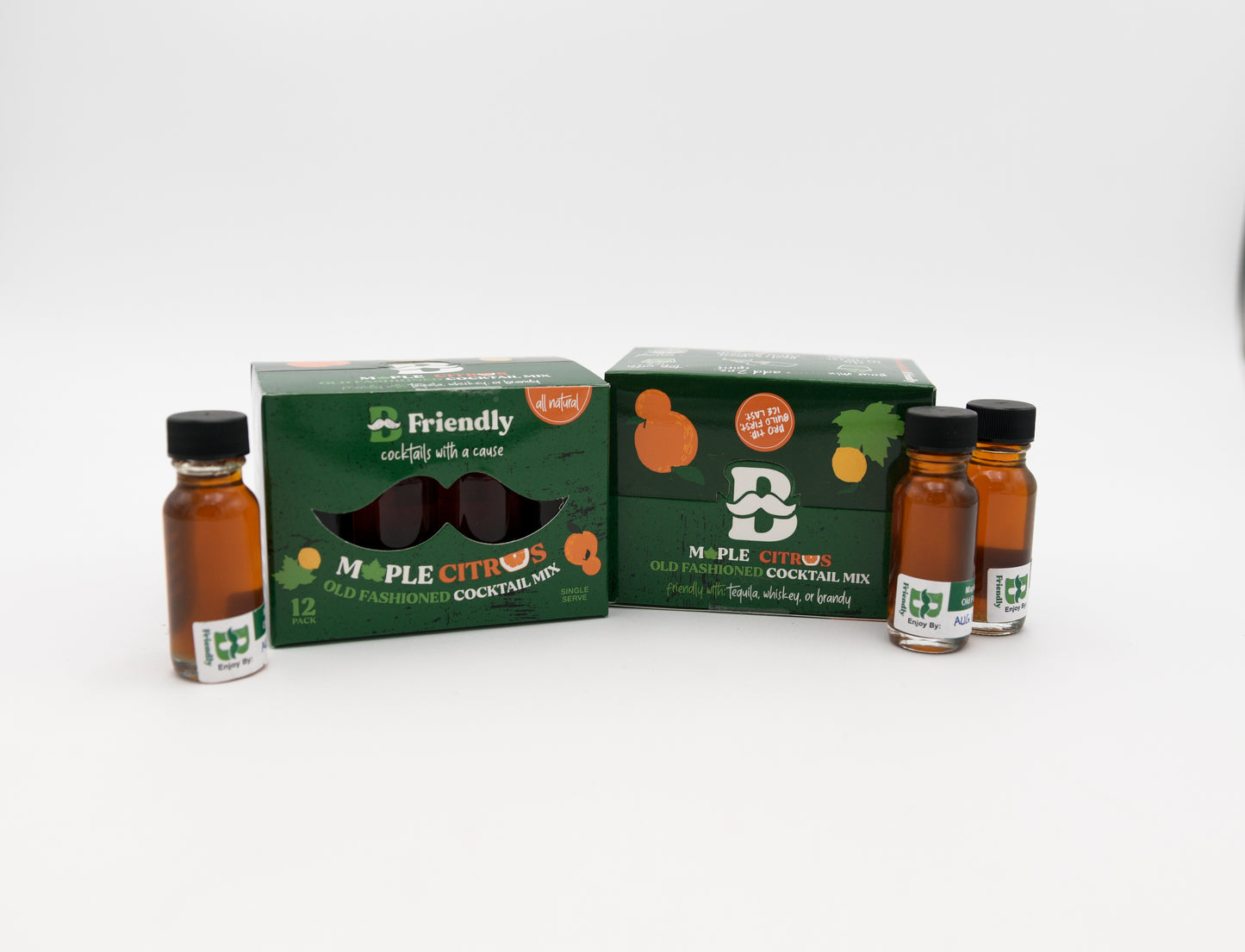 Maple Citrus Old Fashioned Mix- 12 Pack- Single Serve