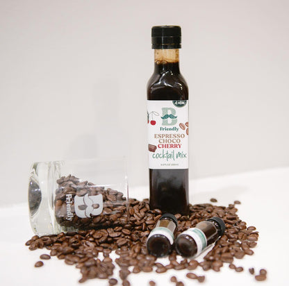 Espresso Choco Cherry Cocktail and Mocktail Mixer  250ml Bottle