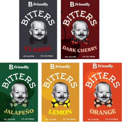 Build Your Own B Friendly Bitters 5-Pack