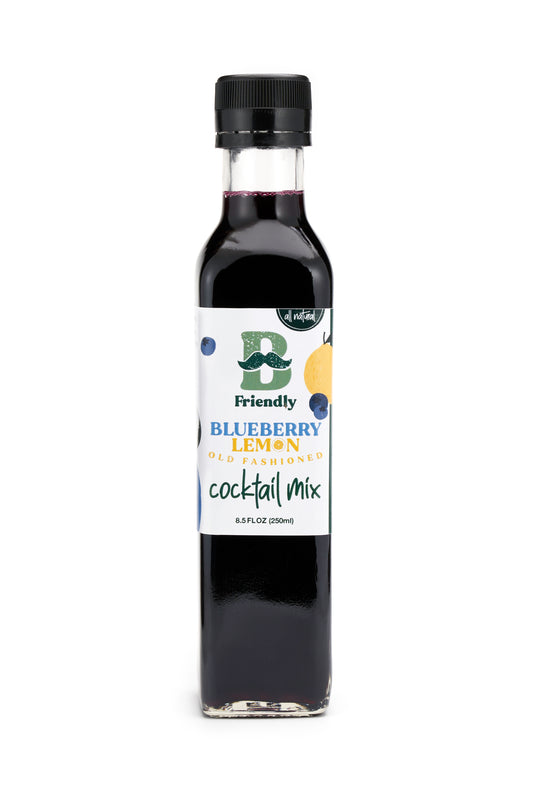 Blueberry Lemon                                              Cocktail and Mocktail Mixer                                                            250ml Bottle
