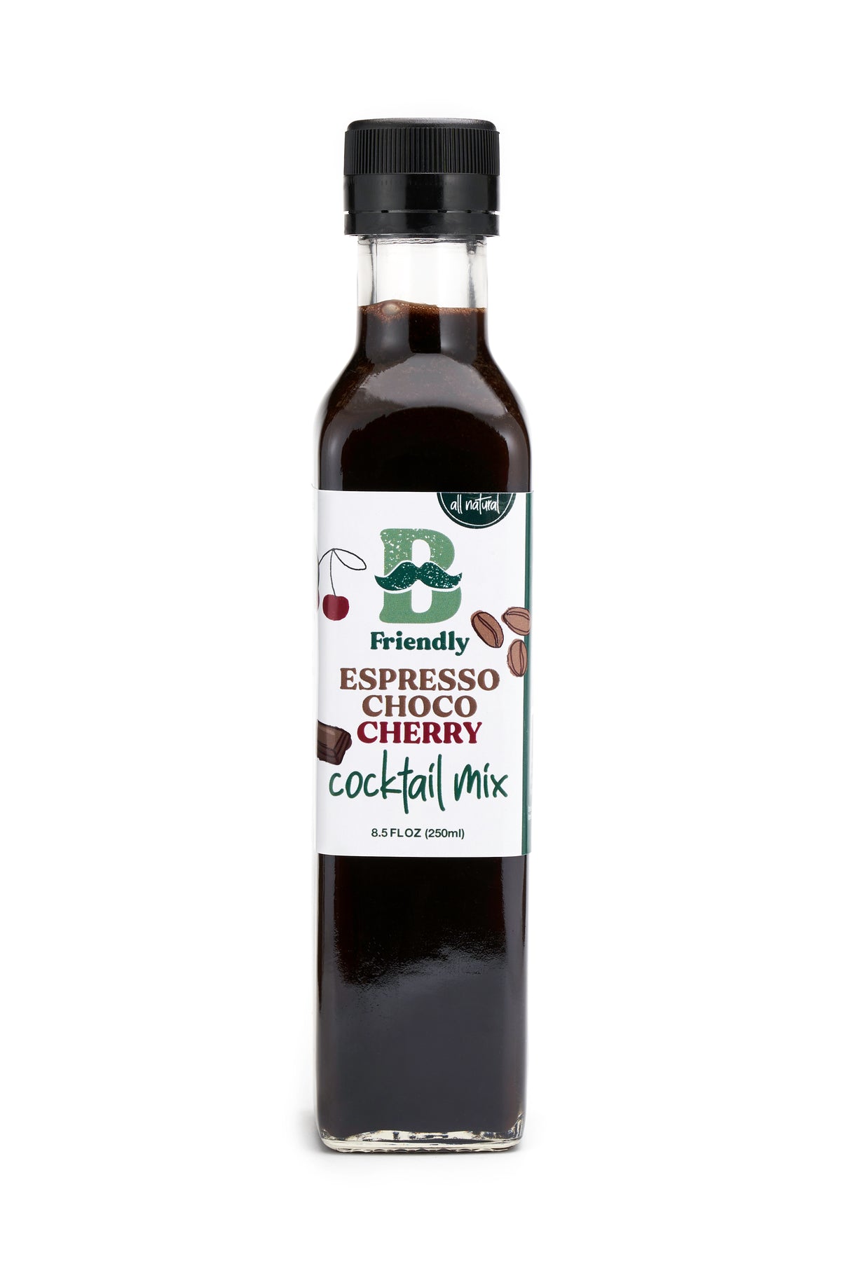 Espresso Choco Cherry Cocktail and Mocktail Mixer  250ml Bottle
