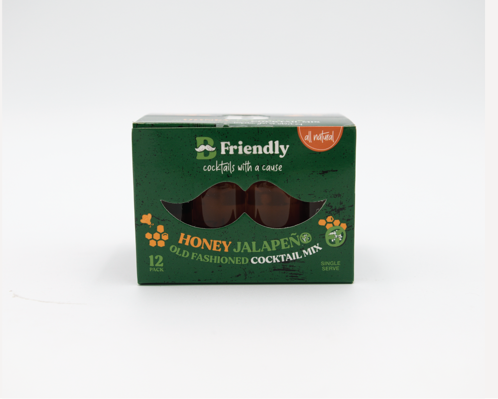 Honey Jalapeno Old Fashioned Mix 12 Pack- Single Serve