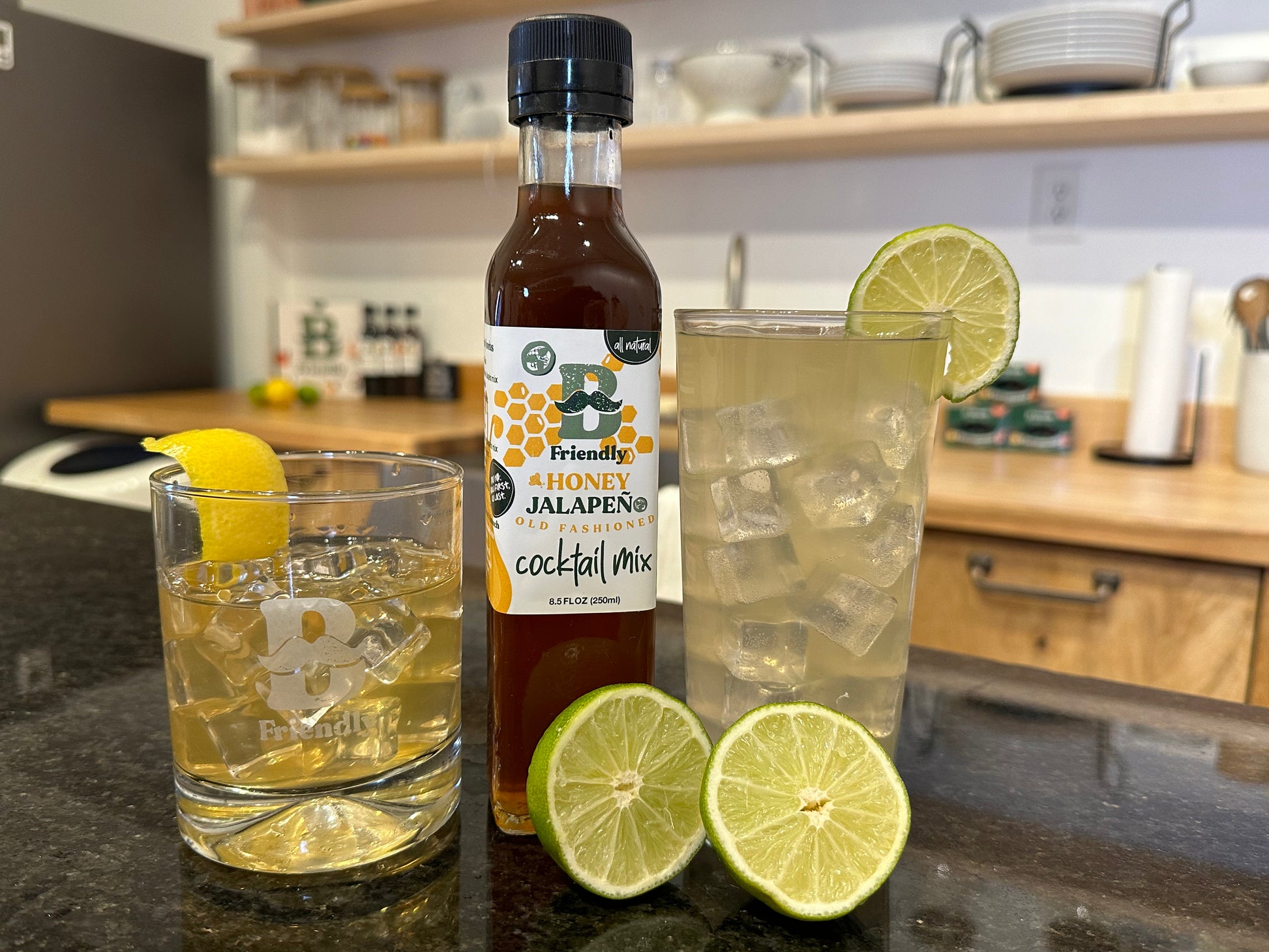 Honey Jalapeño Cocktail and Mocktail Mixer 250ml Bottle