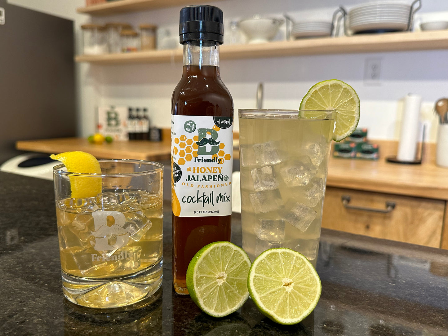 Honey Jalapeno Old Fashioned Mix     250ml Bottle